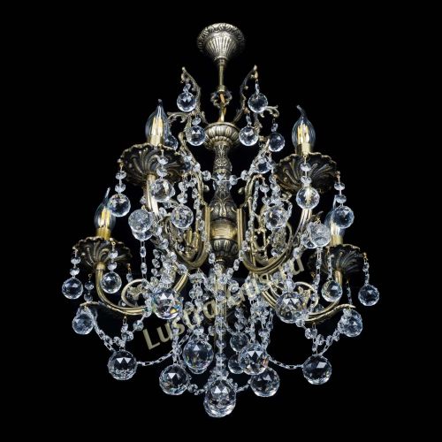 Люстра бронзовая Матильда №5 Шар в Самаре Гусь Хрустальный