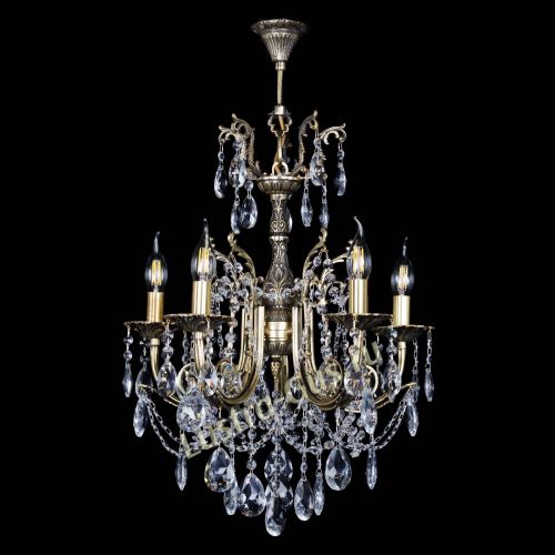 Люстра бронзовая Матильда №5 Журавлик в Самаре Гусь Хрустальный