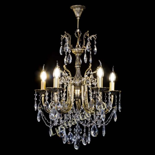 Люстра бронзовая Матильда №5 Журавлик в Самаре Гусь Хрустальный