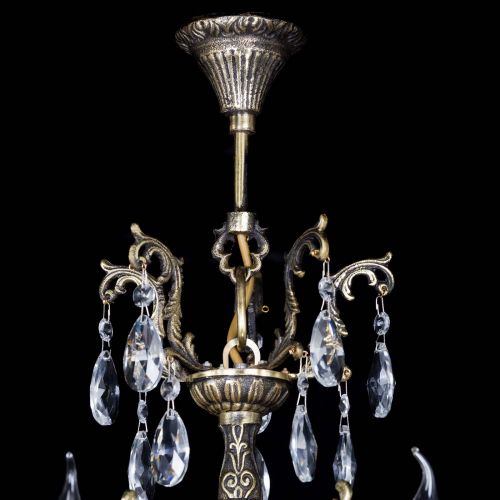 Люстра бронзовая Матильда №5 Журавлик в Самаре Гусь Хрустальный