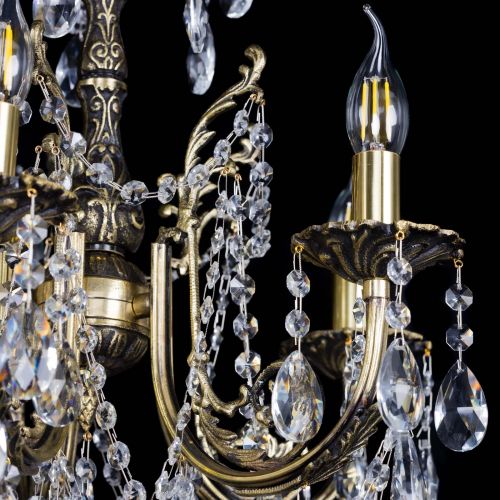 Люстра бронзовая Матильда №5 Журавлик в Самаре Гусь Хрустальный