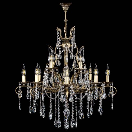 Люстра бронзовая Мелания №12/2 баден в Самаре Гусь Хрустальный