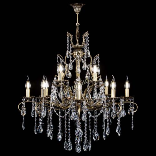 Люстра бронзовая Мелания №12/2 баден в Самаре Гусь Хрустальный