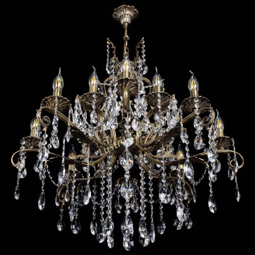 Люстра бронзовая Мелания №12/2 лучик в Самаре Гусь Хрустальный