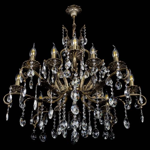 Люстра бронзовая Мелания №12/1 баден в Самаре Гусь Хрустальный