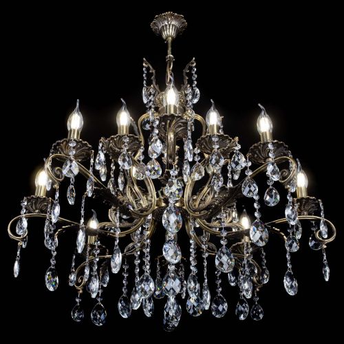 Люстра бронзовая Мелания №12/1 баден в Самаре Гусь Хрустальный