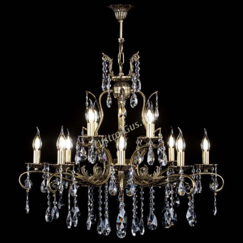 Люстра бронзовая Мелания №12/1 лучик в Самаре Гусь Хрустальный