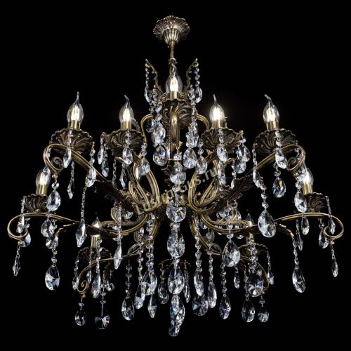 Люстра бронзовая Мелания №12/1 лучик в Самаре Гусь Хрустальный