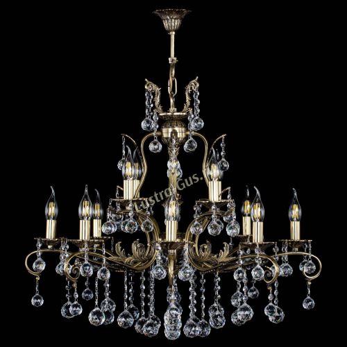 Люстра бронзовая Мелания №12/1 шар в Самаре Люстра бронзовая Мелания №12/1 шар в Самаре