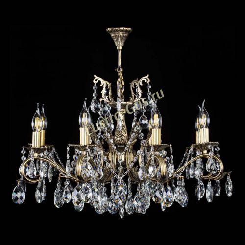 Люстра бронзовая Милана №1 баден в Самаре Гусь Хрустальный