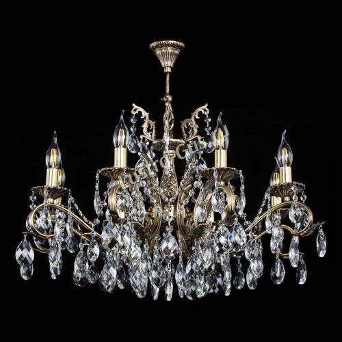 Люстра бронзовая Милана №1 баден в Самаре Гусь Хрустальный