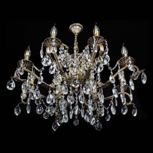 Люстра бронзовая Милана №1 баден в Самаре Гусь Хрустальный