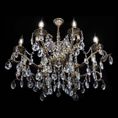 Люстра бронзовая Милана №1 баден в Самаре Гусь Хрустальный