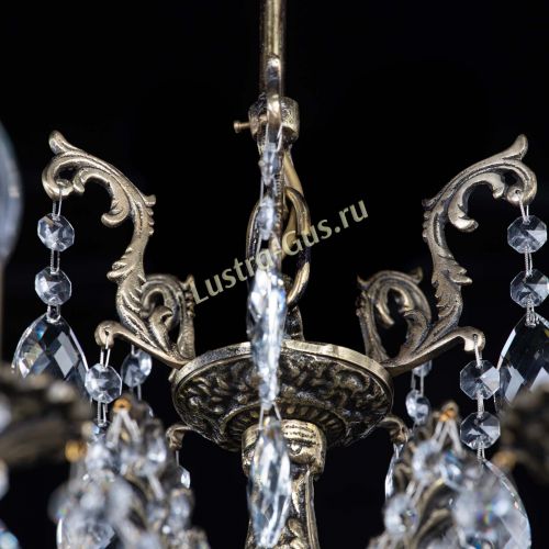 Люстра бронзовая Милана №1 баден в Самаре Гусь Хрустальный