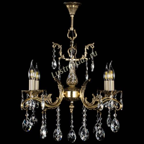 Люстра бронзовая Милана №4/2 баден в Самаре Гусь Хрустальный