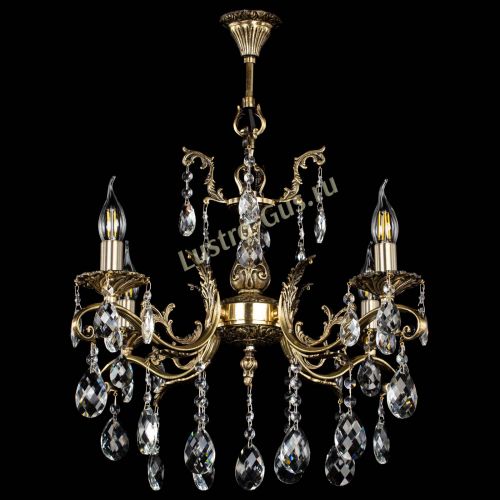 Люстра бронзовая Милана №4/2 баден в Самаре Гусь Хрустальный