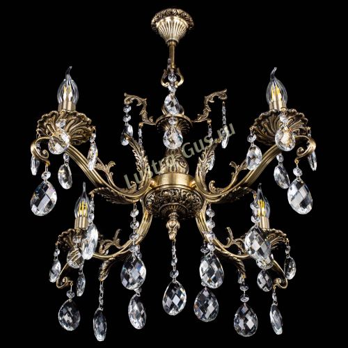 Люстра бронзовая Милана №4/2 баден в Самаре Гусь Хрустальный