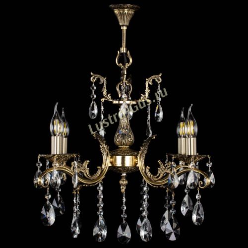 Люстра бронзовая Милана №4/2 лучик в Самаре Гусь Хрустальный