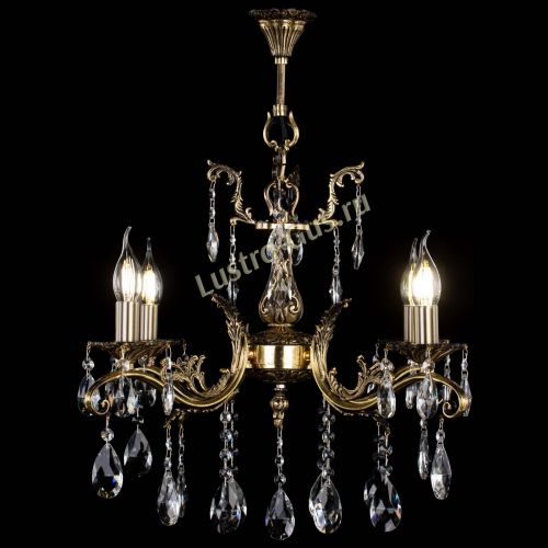 Люстра бронзовая Милана №4/2 журавлик в Самаре Гусь Хрустальный