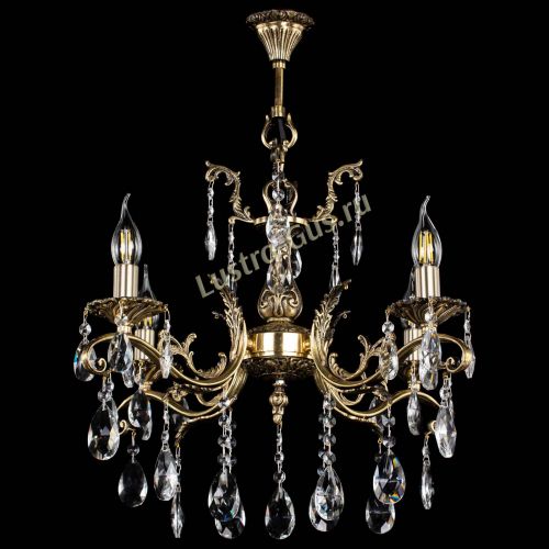 Люстра бронзовая Милана №4/2 журавлик в Самаре Гусь Хрустальный