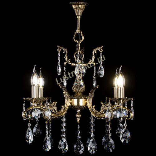 Люстра бронзовая Милана №4/2 звездочка в Самаре Гусь Хрустальный