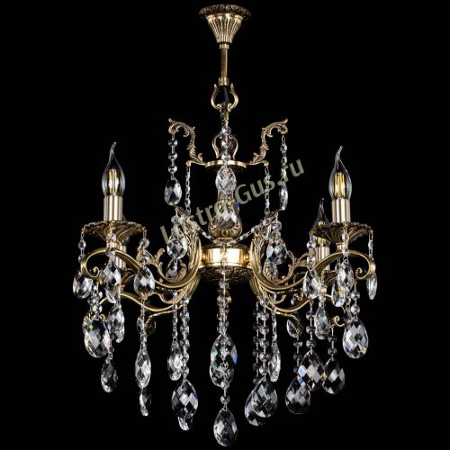 Люстра бронзовая Милана №4 баден в Самаре Гусь Хрустальный