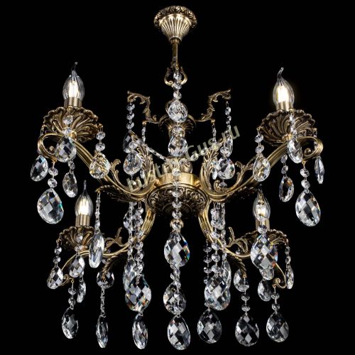 Люстра бронзовая Милана №4 баден в Самаре Гусь Хрустальный