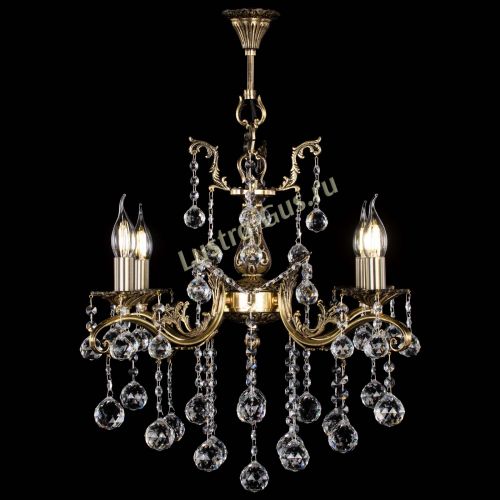 Люстра бронзовая Милана №4 шар в Самаре Гусь Хрустальный