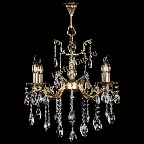 Люстра бронзовая Милана №4 журавлик в Самаре Гусь Хрустальный