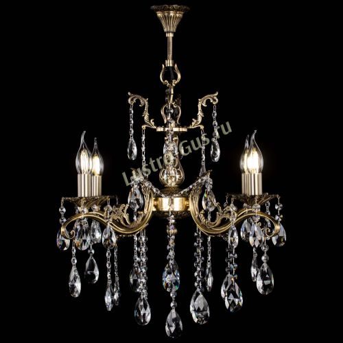 Люстра бронзовая Милана №4 журавлик в Самаре Гусь Хрустальный