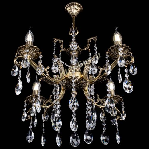 Люстра бронзовая Милана №4 журавлик в Самаре Гусь Хрустальный