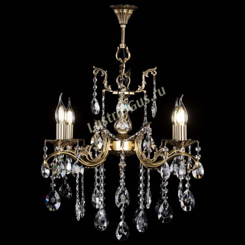 Люстра бронзовая Милана №4 звездочка в Самаре Гусь Хрустальный