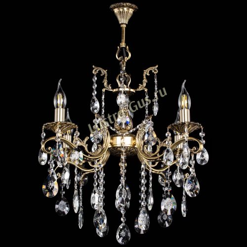 Люстра бронзовая Милана №4 звездочка в Самаре Гусь Хрустальный