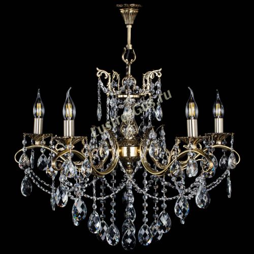 Люстра бронзовая Милана №5/1 баден в Самаре Гусь Хрустальный