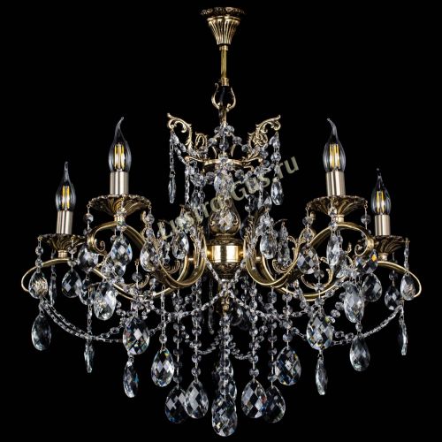 Люстра бронзовая Милана №5/1 баден в Самаре Гусь Хрустальный