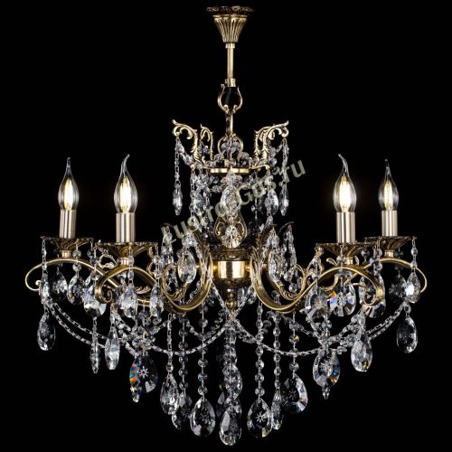 Люстра бронзовая Милана №5/1 звездочка в Самаре Гусь Хрустальный