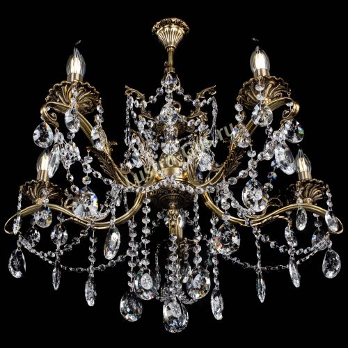 Люстра бронзовая Милана №5/1 звездочка в Самаре Гусь Хрустальный