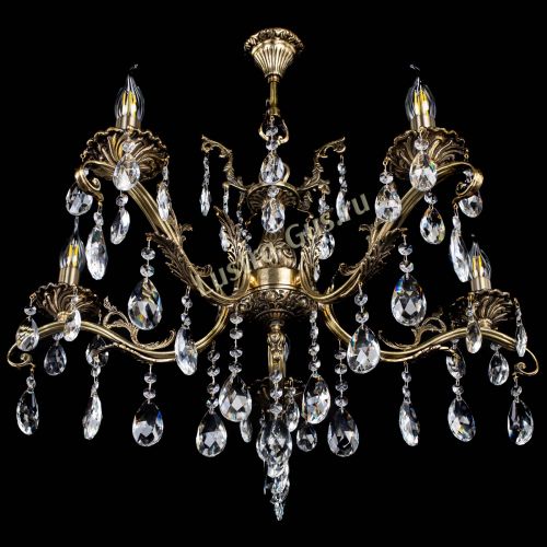 Люстра бронзовая Милана №5/2 журавлик в Самаре Гусь Хрустальный