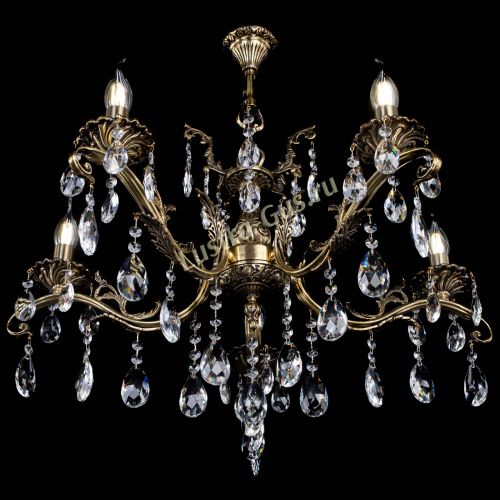 Люстра бронзовая Милана №5/2 журавлик в Самаре Гусь Хрустальный