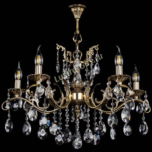 Люстра бронзовая Милана №5/2 звездочка в Самаре Гусь Хрустальный