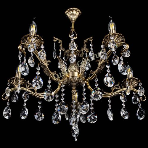 Люстра бронзовая Милана №5/2 звездочка в Самаре Гусь Хрустальный