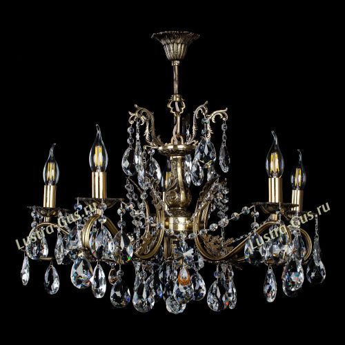 Люстра бронзовая Милана №5 в Самаре Гусь Хрустальный