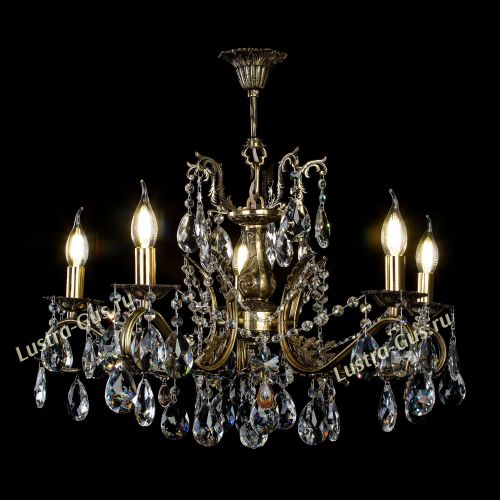 Люстра бронзовая Милана №5 в Самаре Гусь Хрустальный