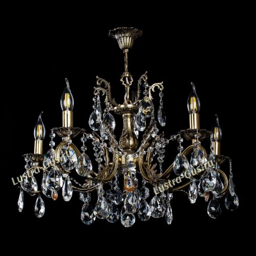 Люстра бронзовая Милана №5 в Самаре Гусь Хрустальный