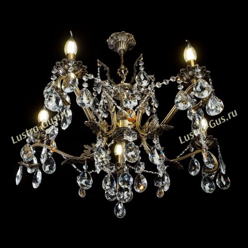 Люстра бронзовая Милана №5 в Самаре Гусь Хрустальный