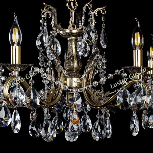 Люстра бронзовая Милана №5 в Самаре Гусь Хрустальный