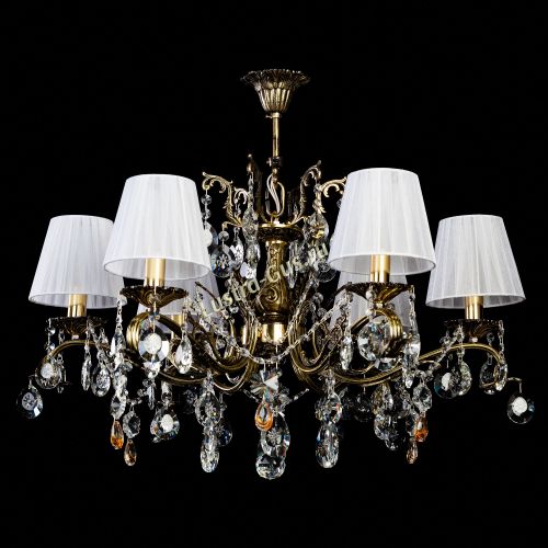 Люстра бронзовая Милана №6 Прованс в Самаре Гусь Хрустальный