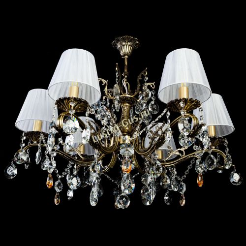 Люстра бронзовая Милана №6 Прованс в Самаре Гусь Хрустальный