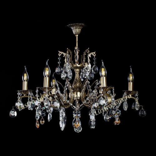 Люстра бронзовая Милана №6 Звездочка в Самаре Гусь Хрустальный