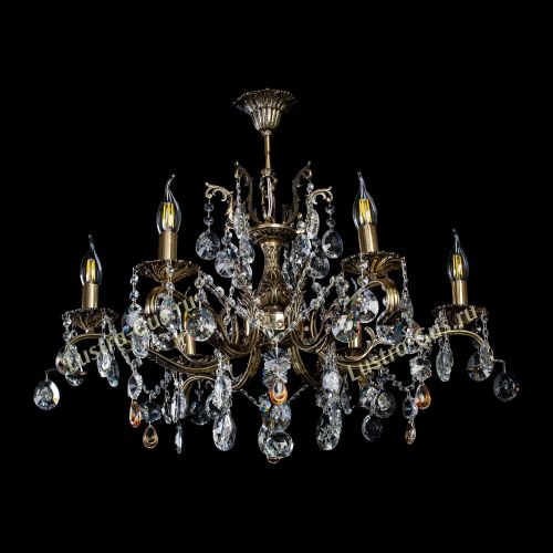 Люстра бронзовая Милана №6 Звездочка в Самаре Гусь Хрустальный